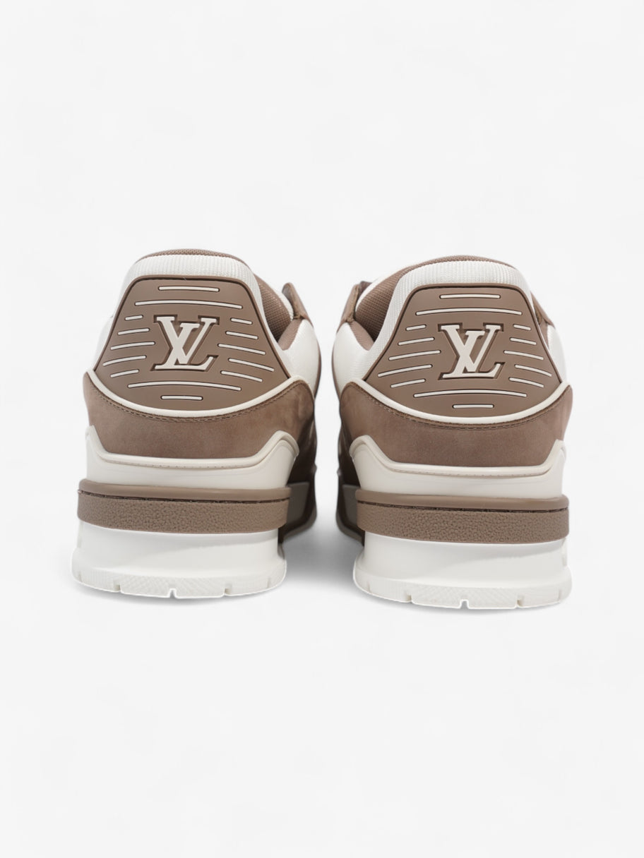 Louis Vuitton LV Trainer Sneakers White  / Brown Leather EU 41 UK 7 Image 6