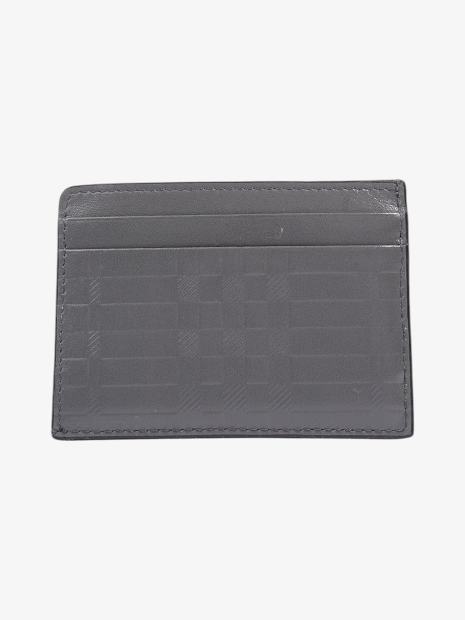 Burberry Embossed Card holder Grey Embossed Leather Image 2