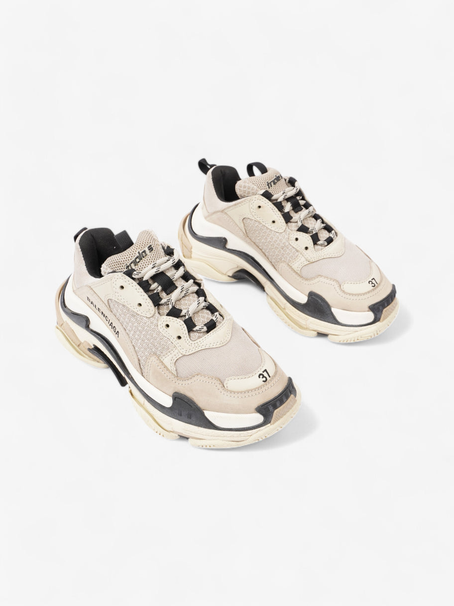Balenciaga Triple S Beige / Black Mesh EU 37 UK 4 Image 2