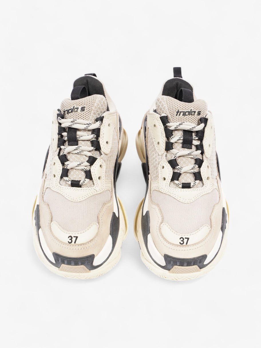 Balenciaga Triple S Beige / Black Mesh EU 37 UK 4 Image 8