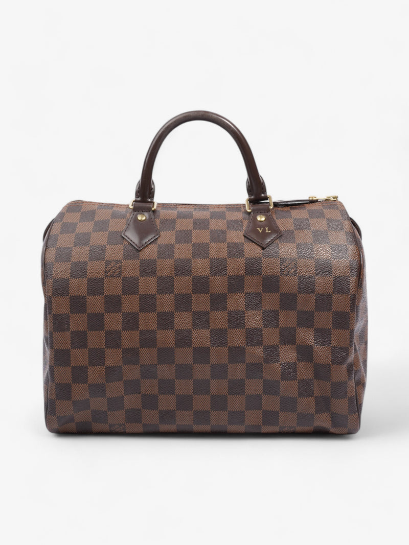  Louis Vuitton Speedy Damier Ebene Coated Canvas 30