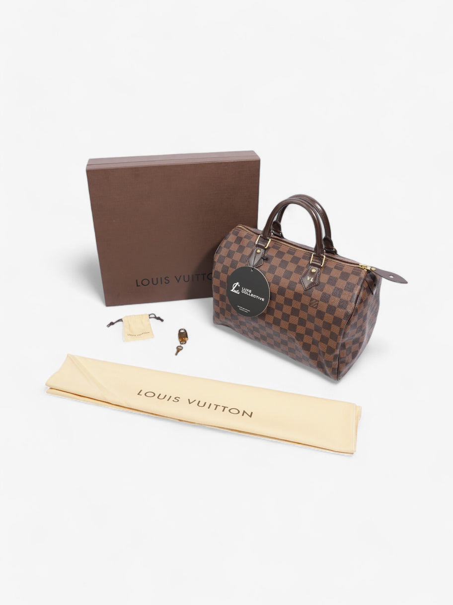 Louis Vuitton Speedy Damier Ebene Coated Canvas 30 Image 11