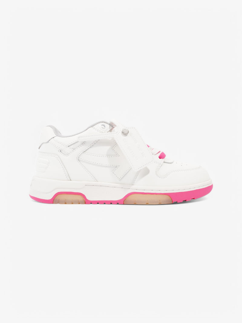  Off White Out Of Office Sneakers White  / Pink Leather EU 39 UK 6