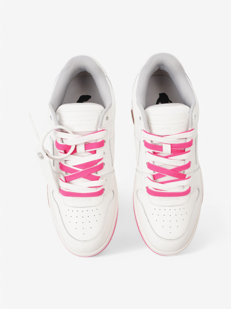 Off White Out Of Office Sneakers White  / Pink Leather EU 39 UK 6 Image 8