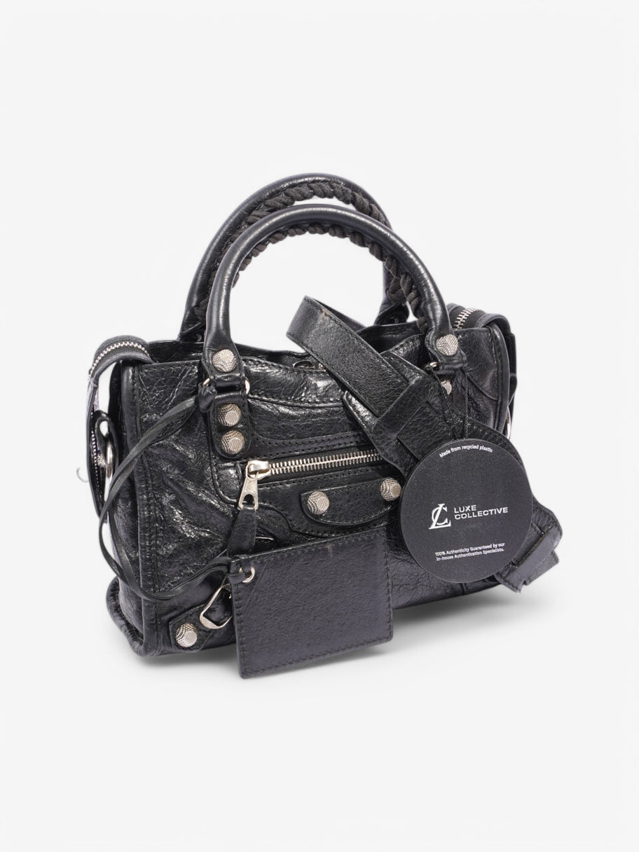 Balenciaga City Bag Black Leather Mini Image 10