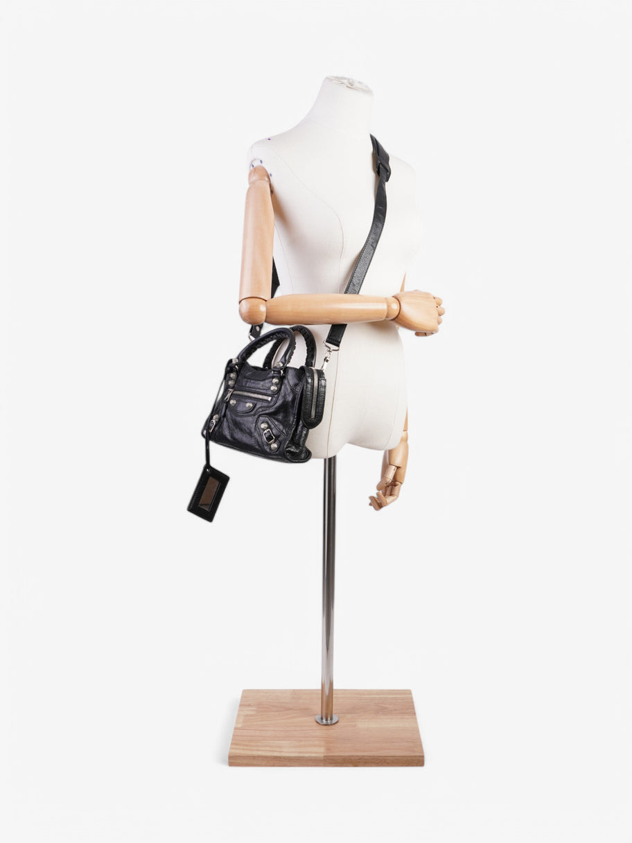 Balenciaga City Bag Black Leather Mini Image 2