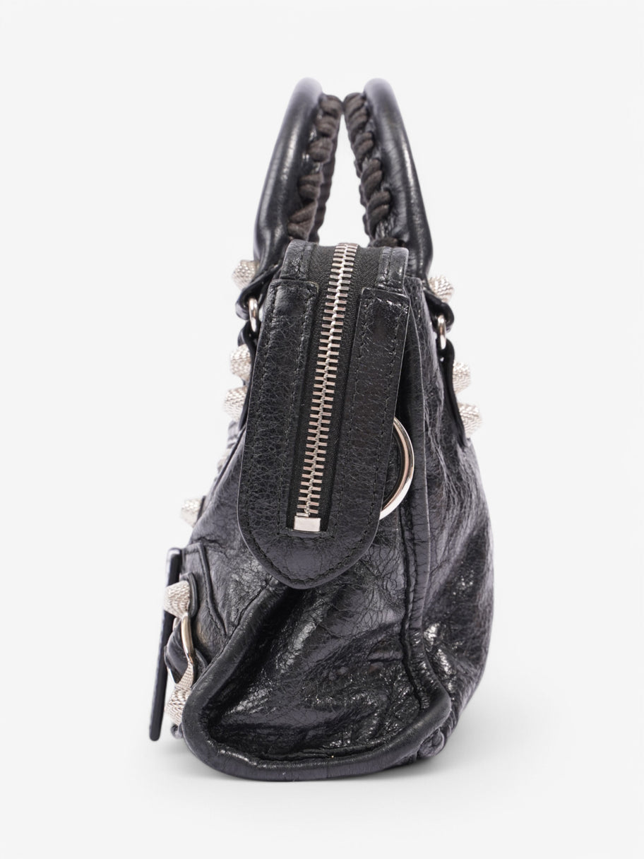 Balenciaga City Bag Black Leather Mini Image 3