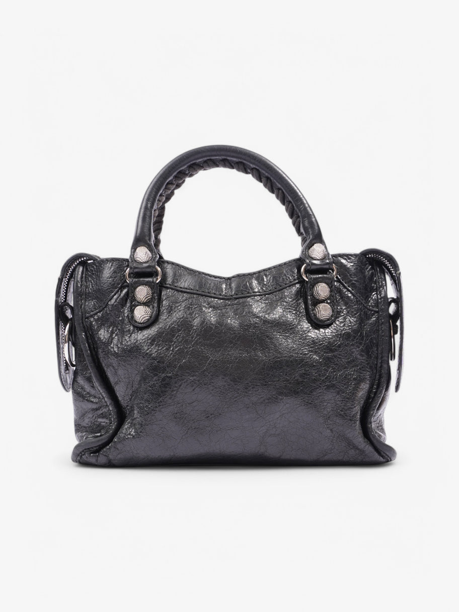 Balenciaga City Bag Black Leather Mini Image 4