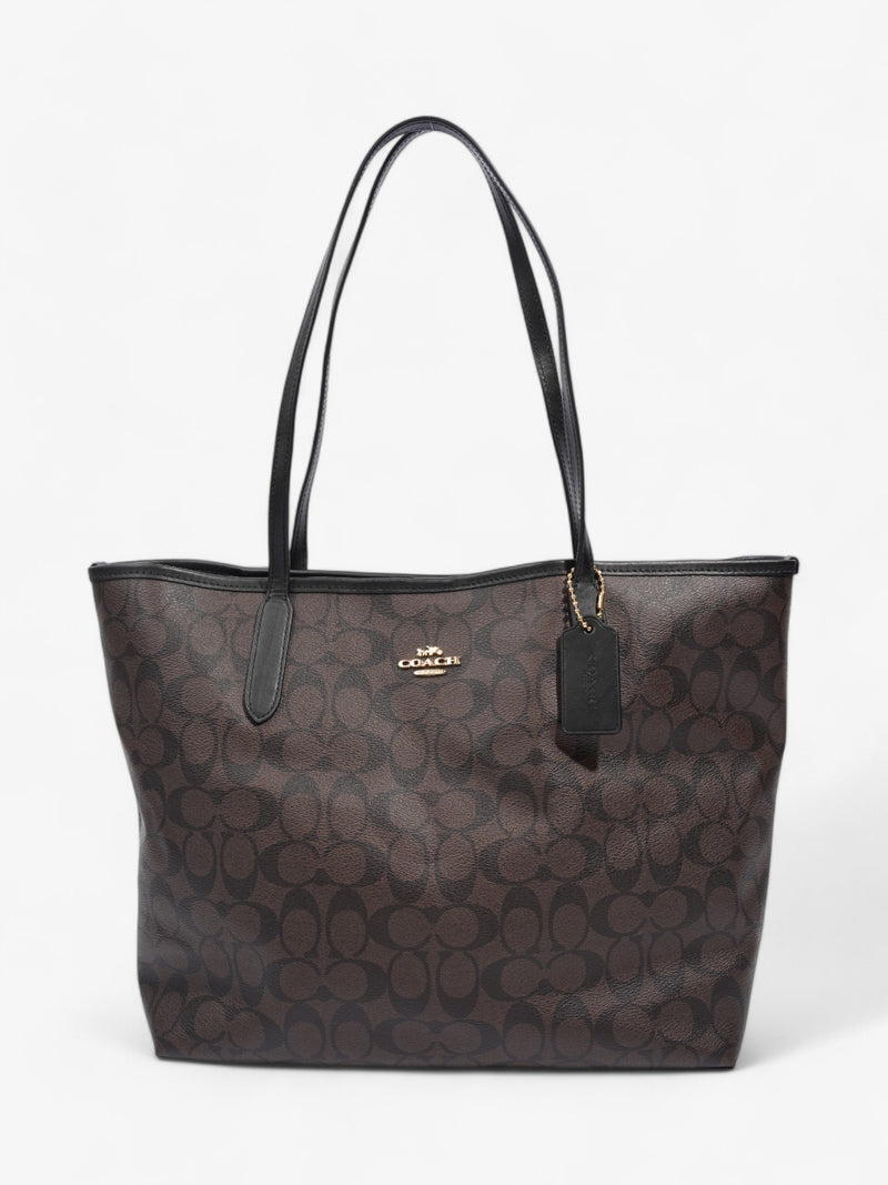  Coach Nina Brown / Black Canvas