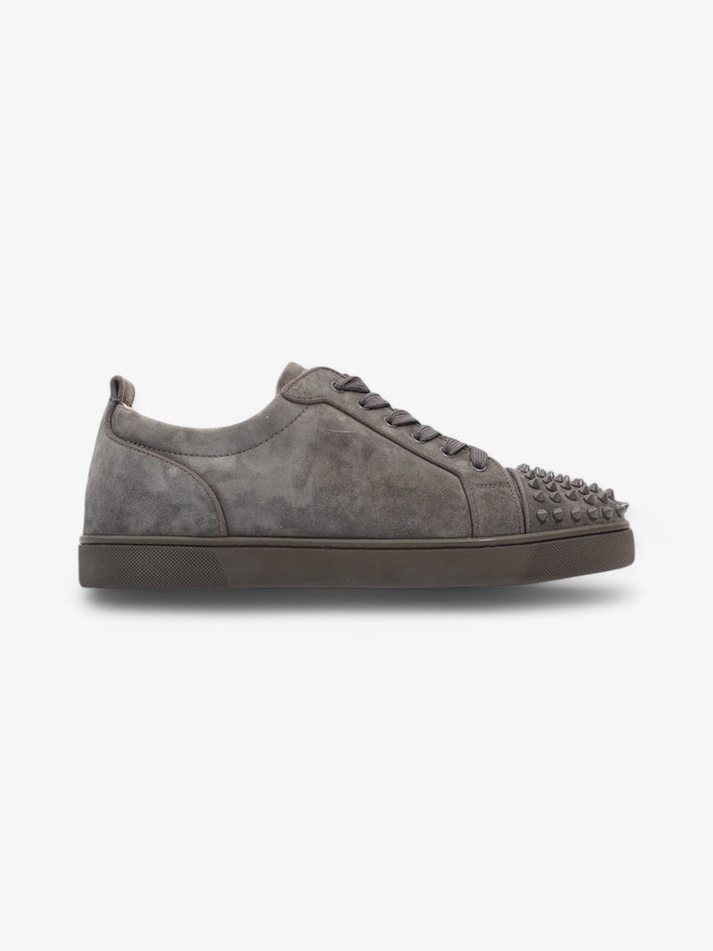  Christian Louboutin Louis Junior Spikes Grey Suede EU 45 UK 11