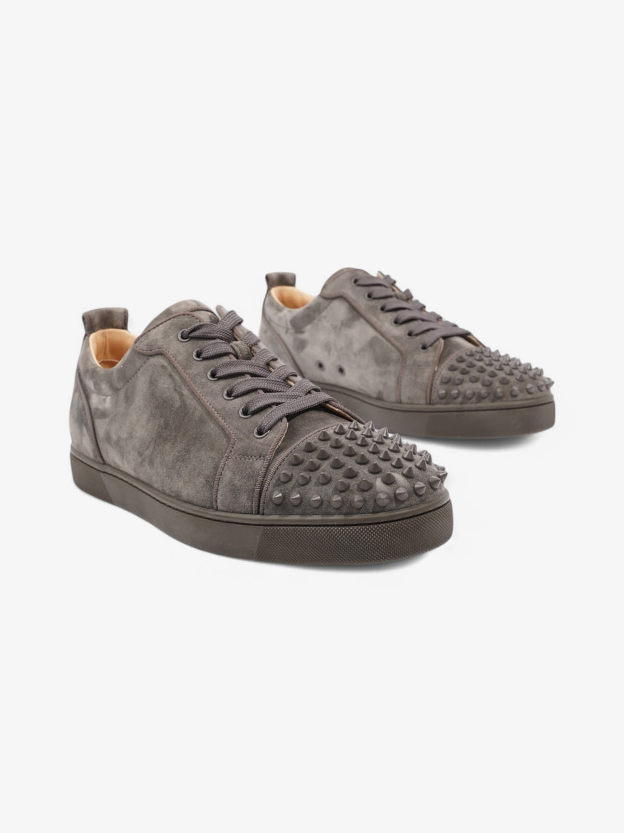 Christian Louboutin Louis Junior Spikes Grey Suede EU 45 UK 11 Image 2