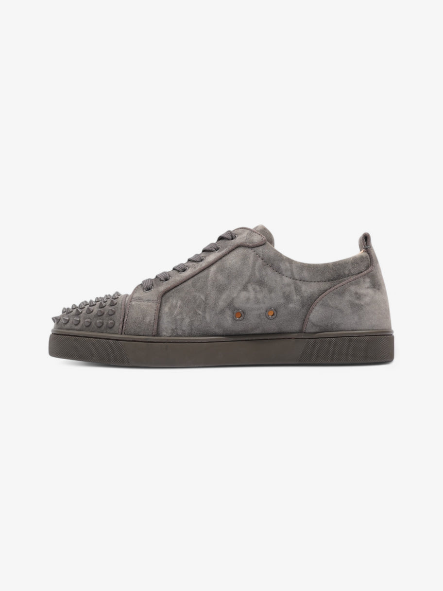 Christian Louboutin Louis Junior Spikes Grey Suede EU 45 UK 11 Image 3