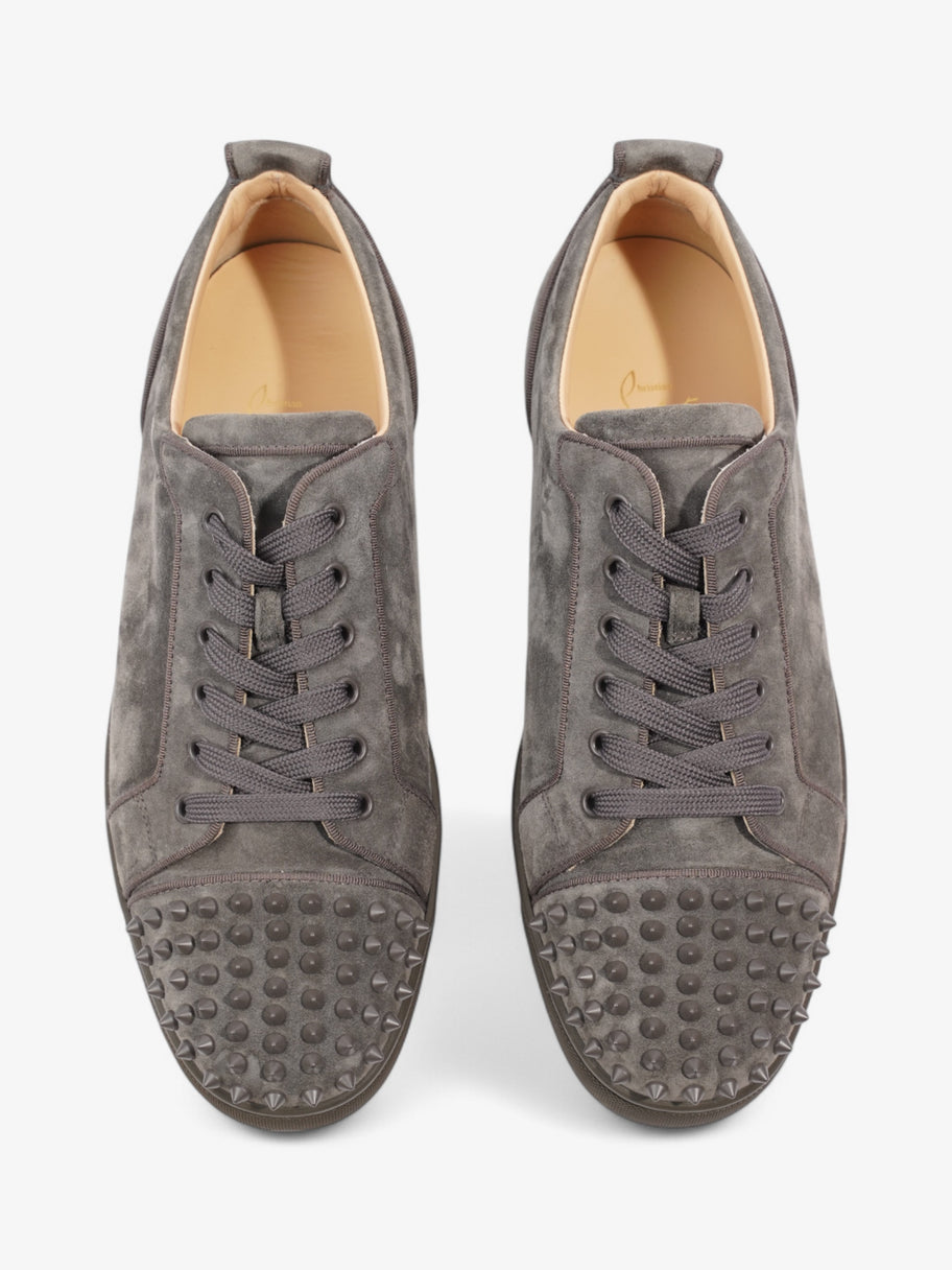 Christian Louboutin Louis Junior Spikes Grey Suede EU 45 UK 11 Image 8