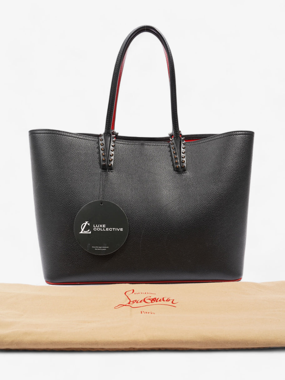 Christian Louboutin Cabata Large Black Calfskin Leather Image 9