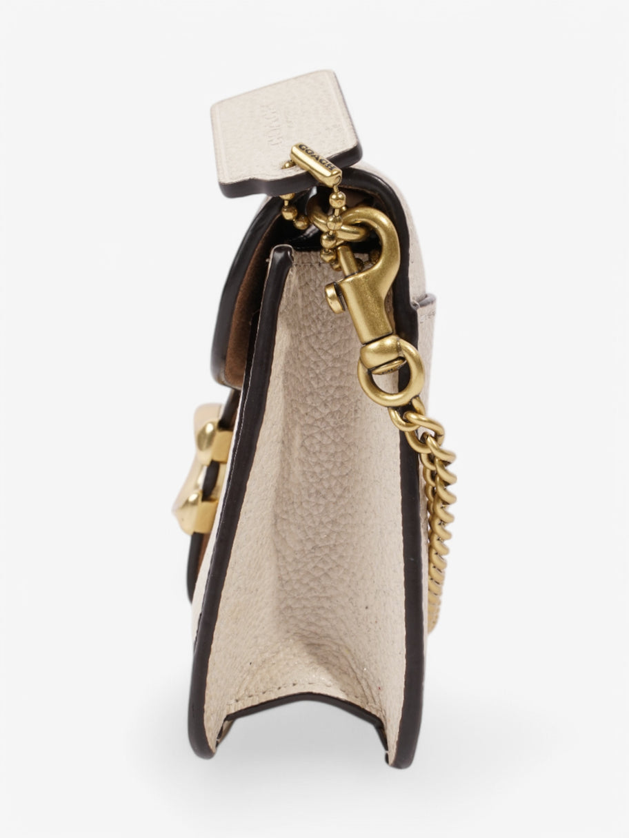 Coach Tabby Chain Cream Grained Leather Image 3
