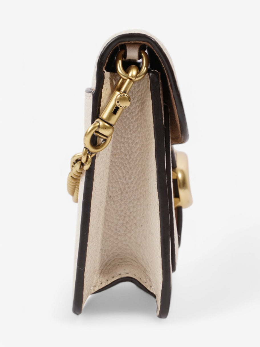 Coach Tabby Chain Cream Grained Leather Image 5