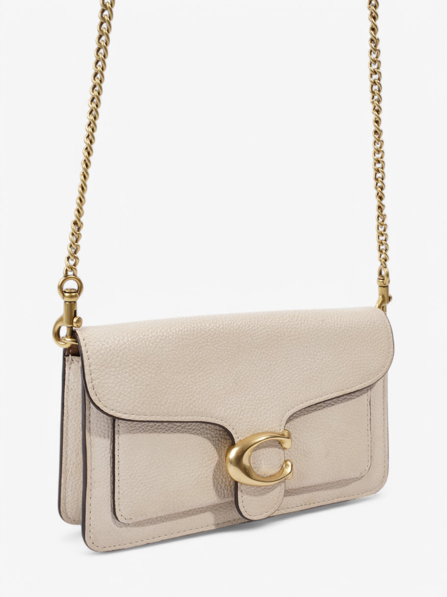 Coach Tabby Chain Cream Grained Leather Image 7