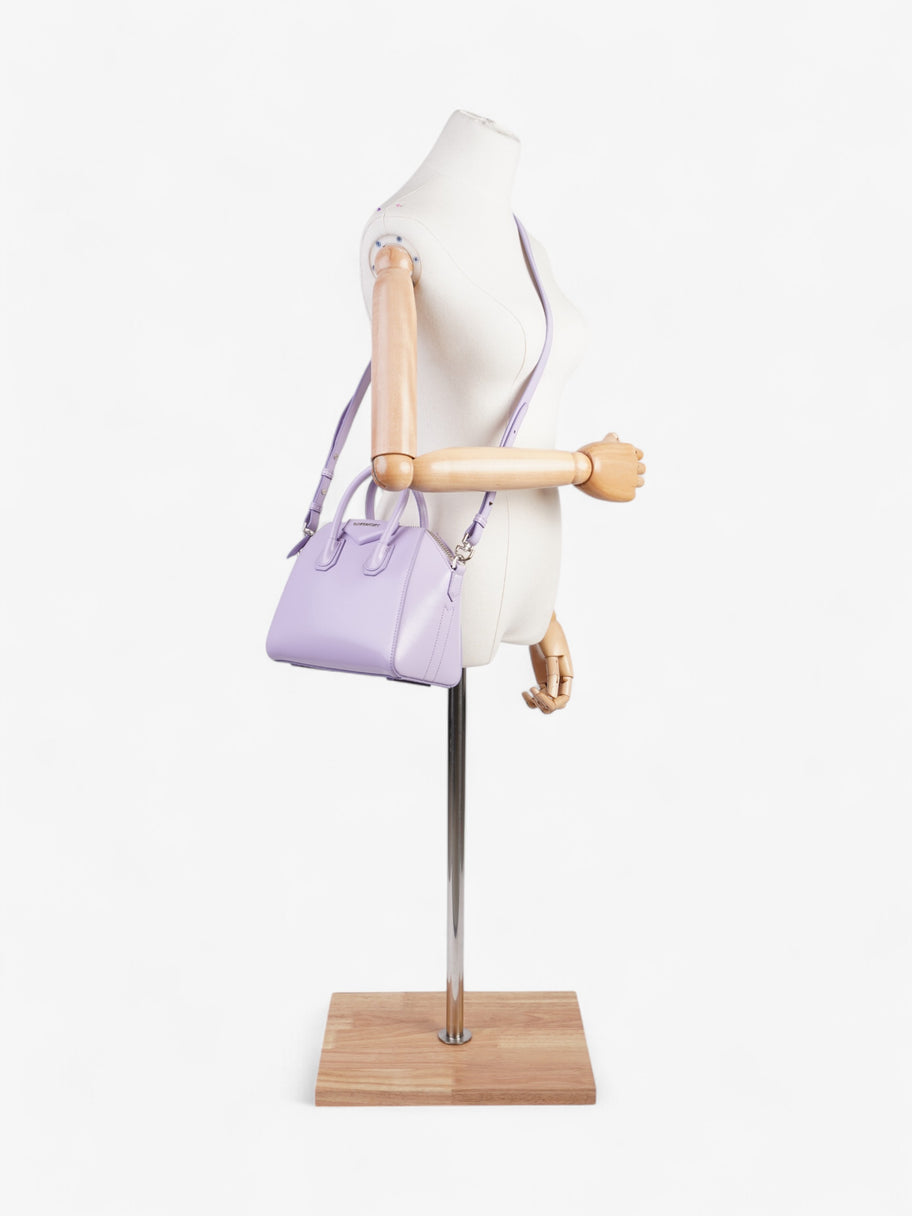 Givenchy Antigona Lilac Calfskin Leather Mini Image 2