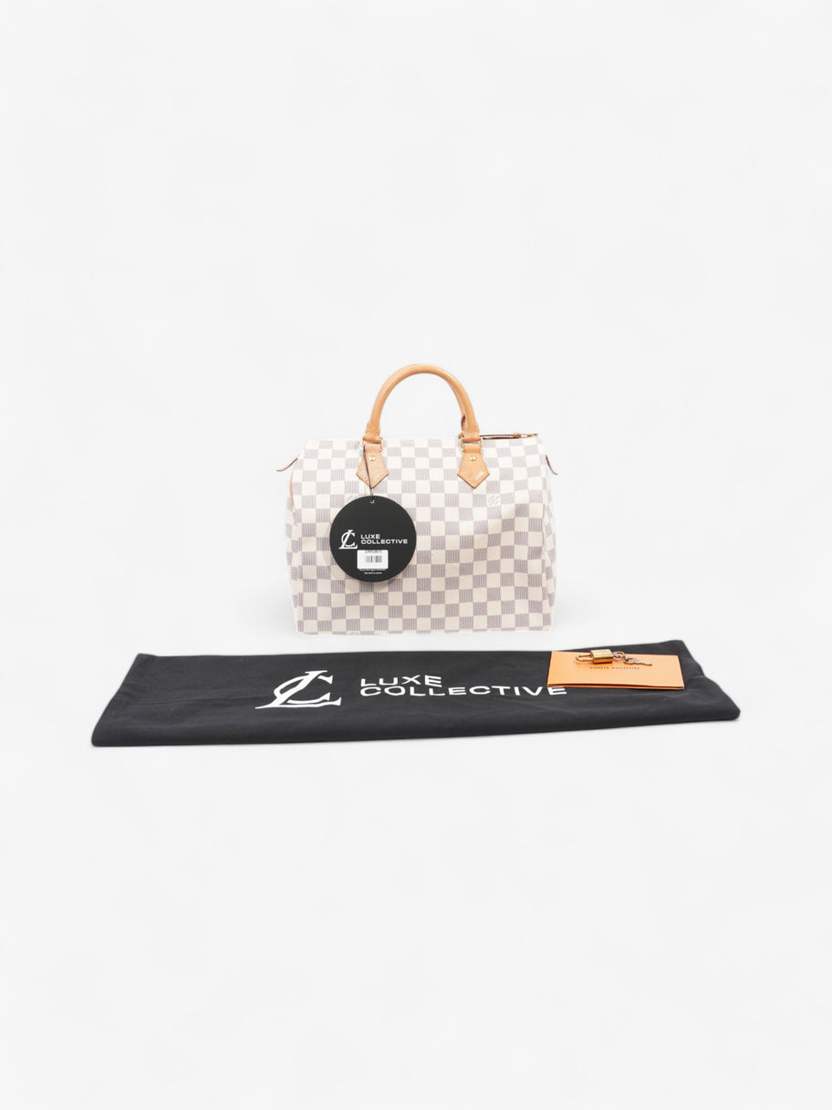 Louis Vuitton Speedy Damier Azur Coated Canvas 30 Image 8