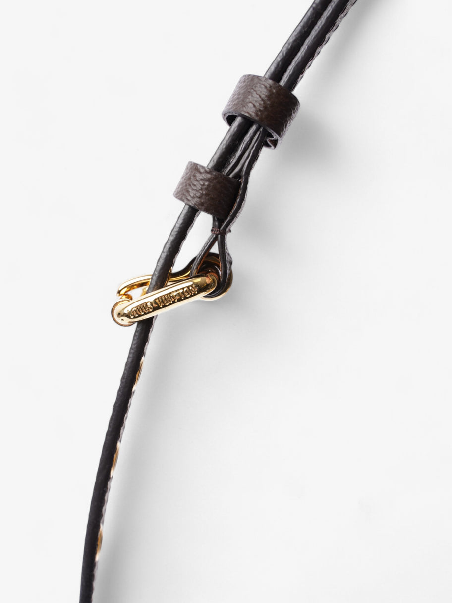 Louis Vuitton Bandoulière Bag Strap Monogram / Gold Coated Canvas Image 9
