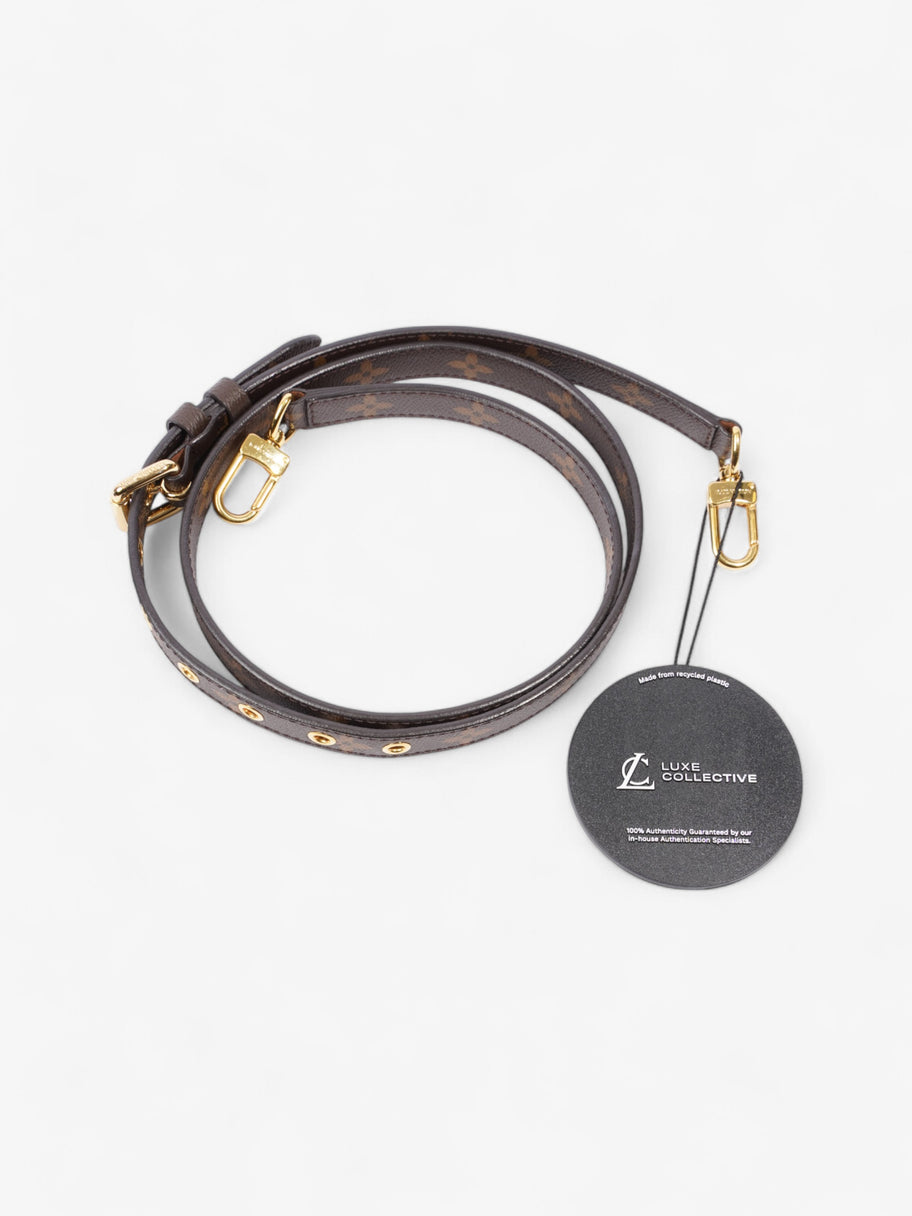 Louis Vuitton Bandoulière Bag Strap Monogram / Gold Coated Canvas Image 7