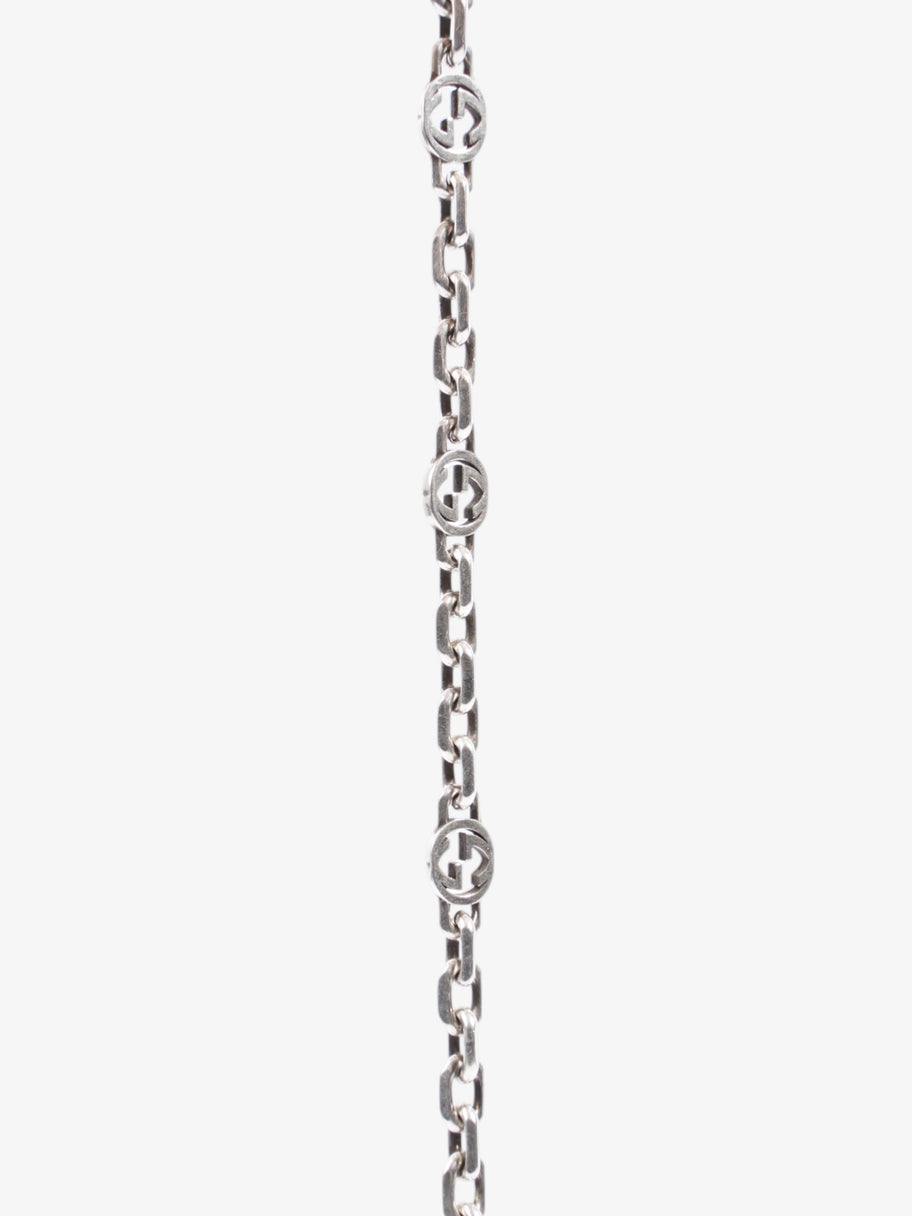 Gucci Interlocking G Chain Bracelet Silver Silver Sterling 21 Image 5