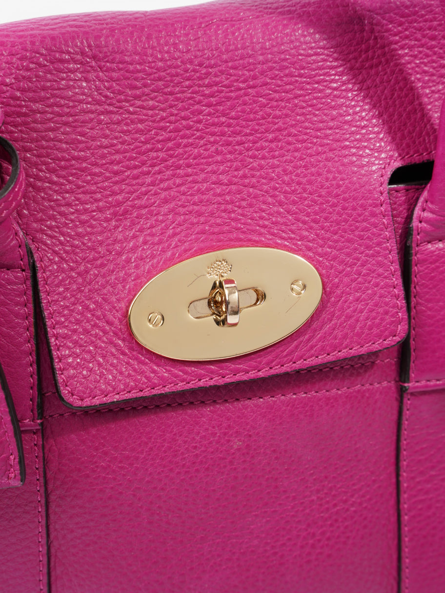 Mulberry Small Bayswater Pink Grained Leather Image 7