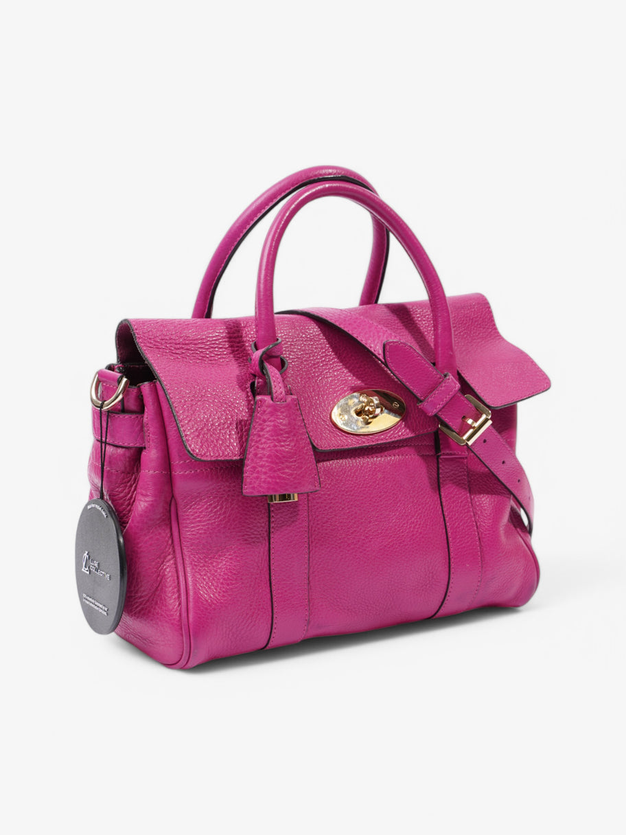 Mulberry Small Bayswater Pink Grained Leather Image 9