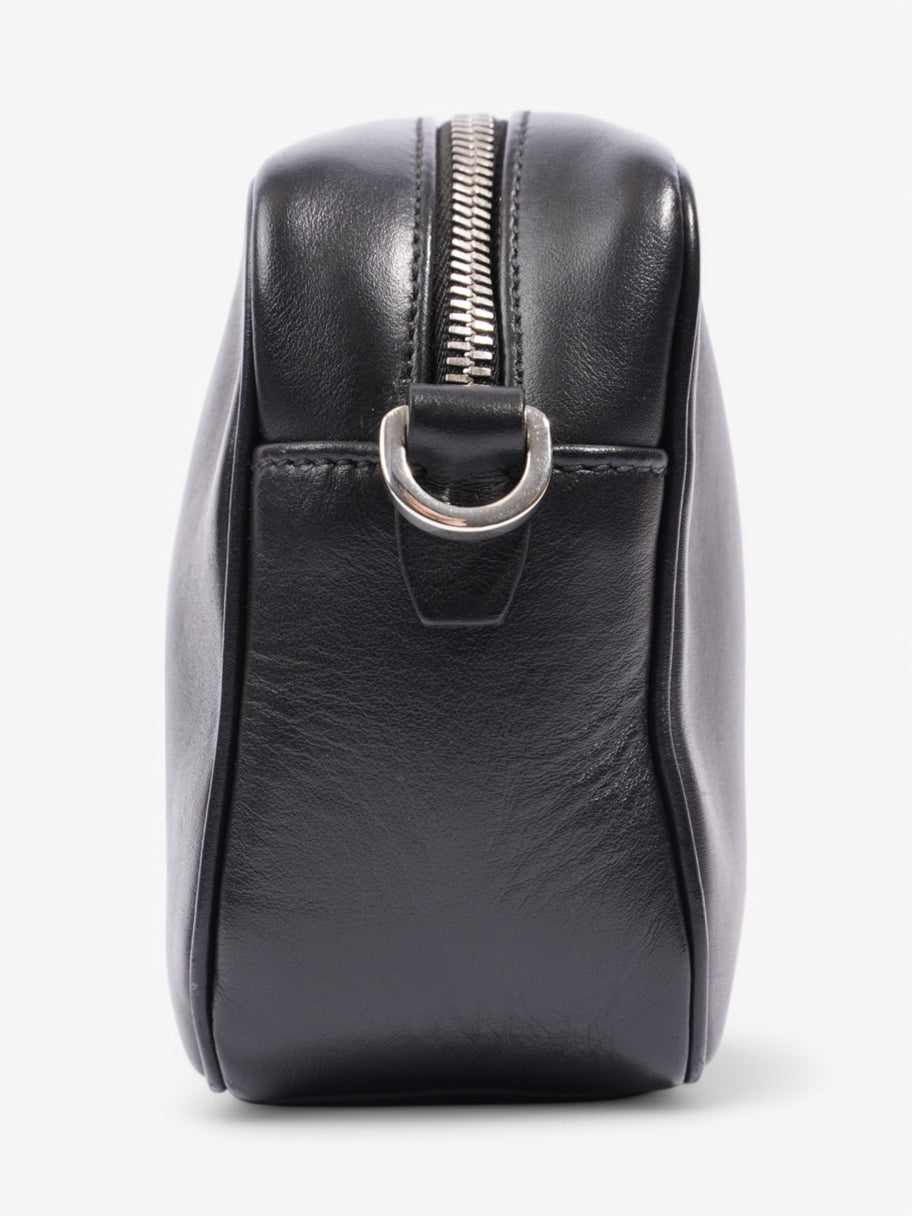 Prada Banana Triangle Camera Bag Black / White / Pink Leather Image 3