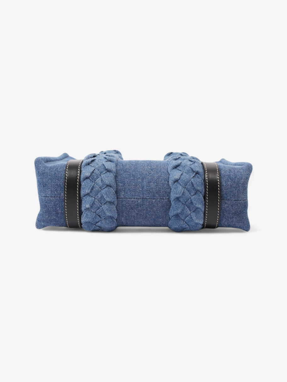 Chloe Woody Tote Denim / Black Denim Small Image 6