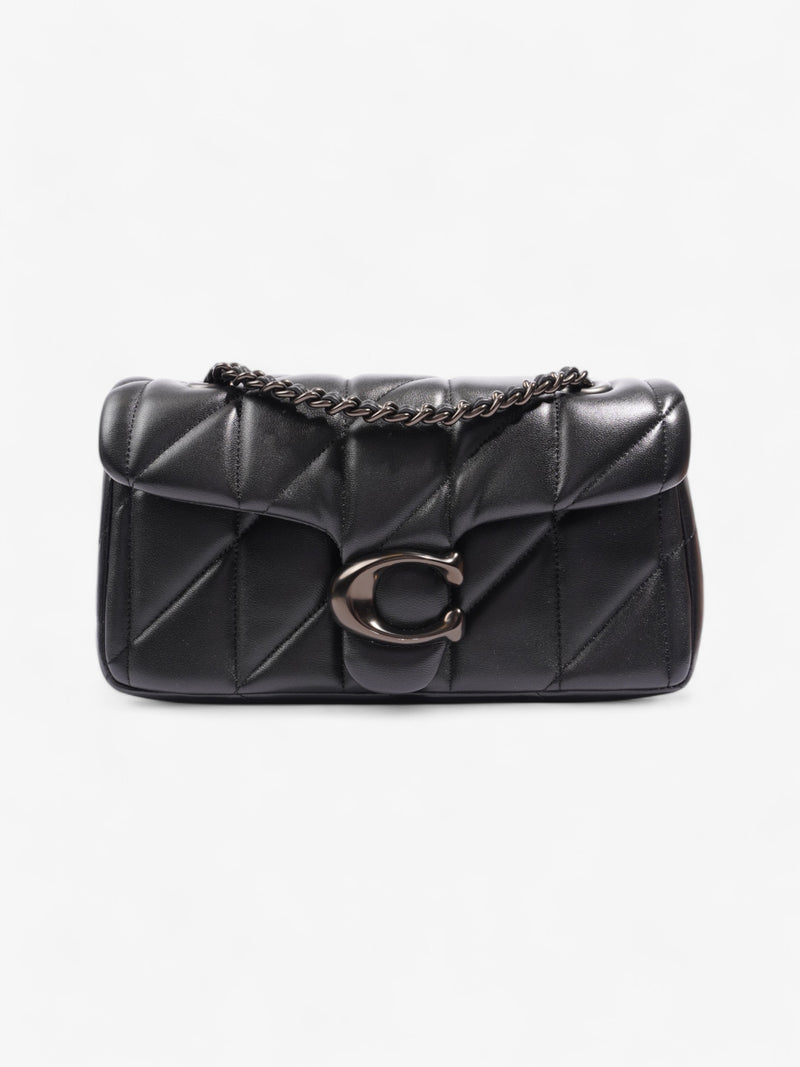  Coach Quilted Tabby Black Nappa Leather 20