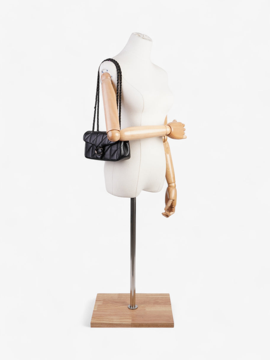 Coach Quilted Tabby Black Nappa Leather 20 Image 2