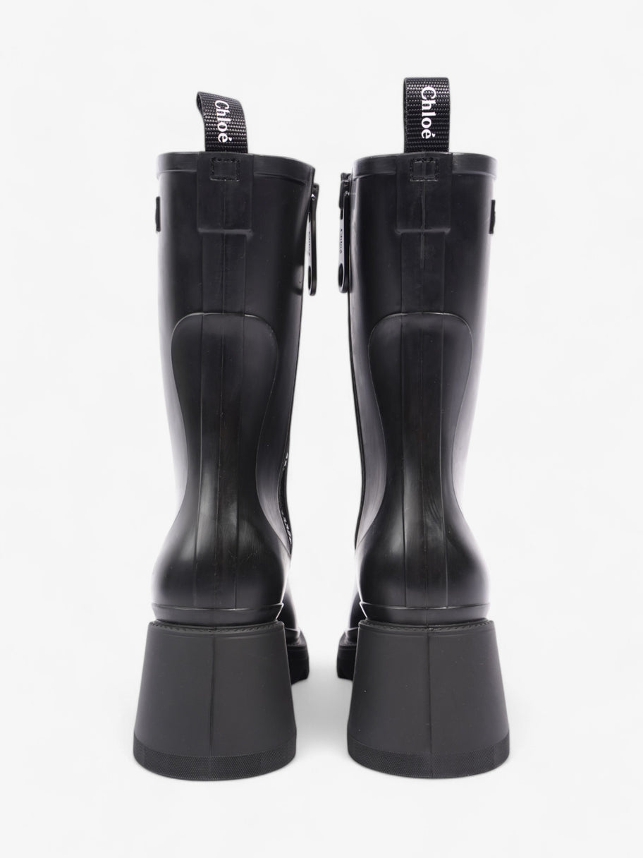 Chloe Betty Boots Black Rubber EU 37 UK 4 Image 6