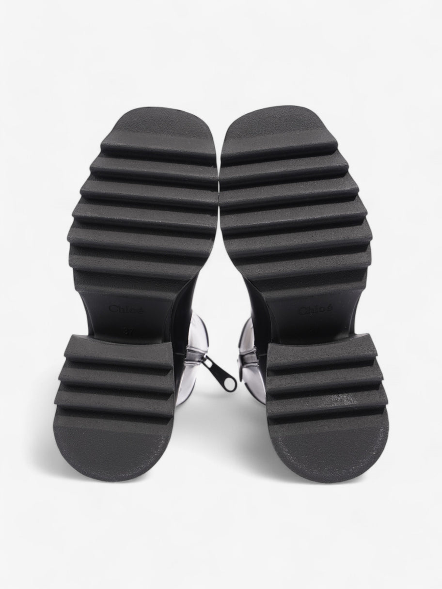 Chloe Betty Boots Black Rubber EU 37 UK 4 Image 7