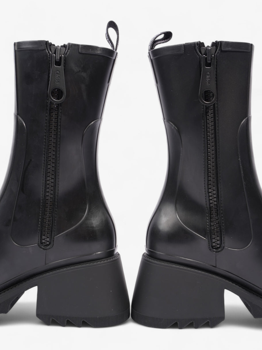 Chloe Betty Boots Black Rubber EU 37 UK 4 Image 9