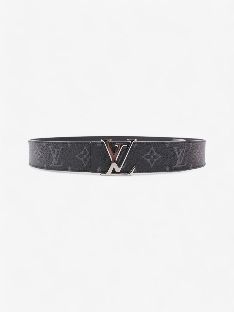  Louis Vuitton LV Initials Reversible Belt Monogram Eclipse / Black Leather 85cm / 34