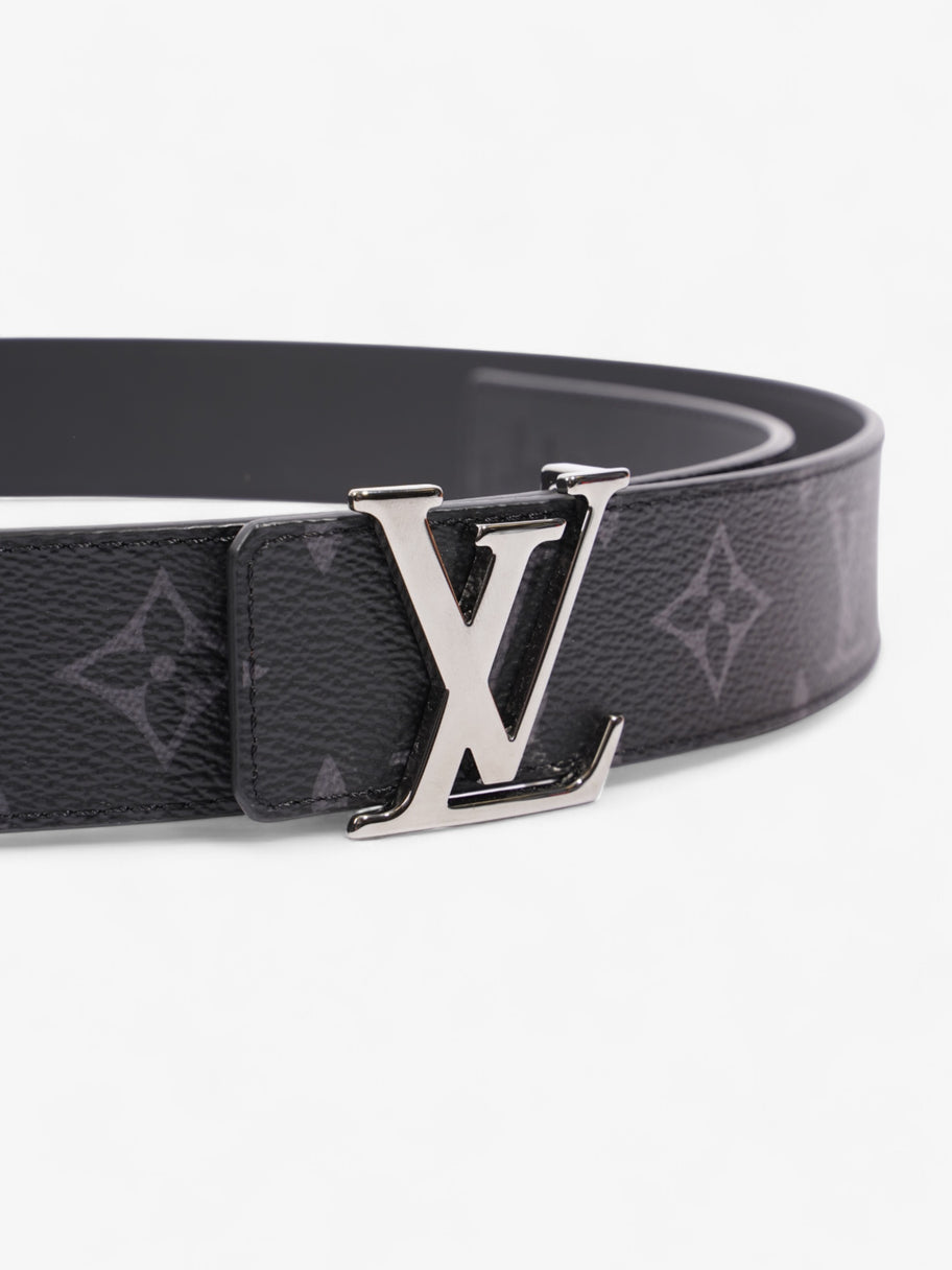 Louis Vuitton LV Initials Reversible Belt Monogram Eclipse / Black Leather 85cm / 34