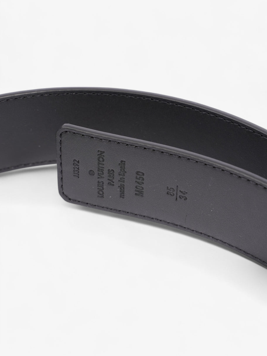 Louis Vuitton LV Initials Reversible Belt Monogram Eclipse / Black Leather 85cm / 34