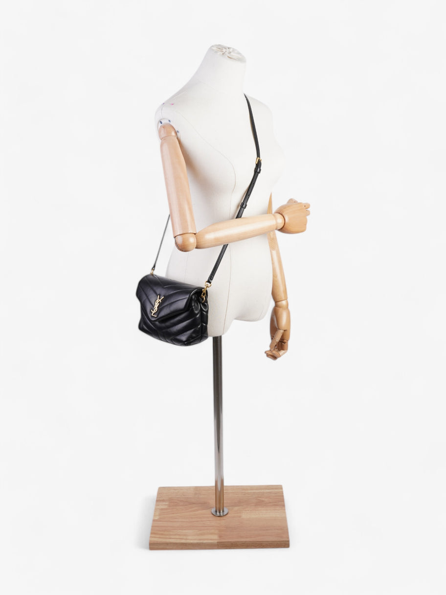Saint Laurent Lou Lou Black Lambskin Leather Toy Image 2