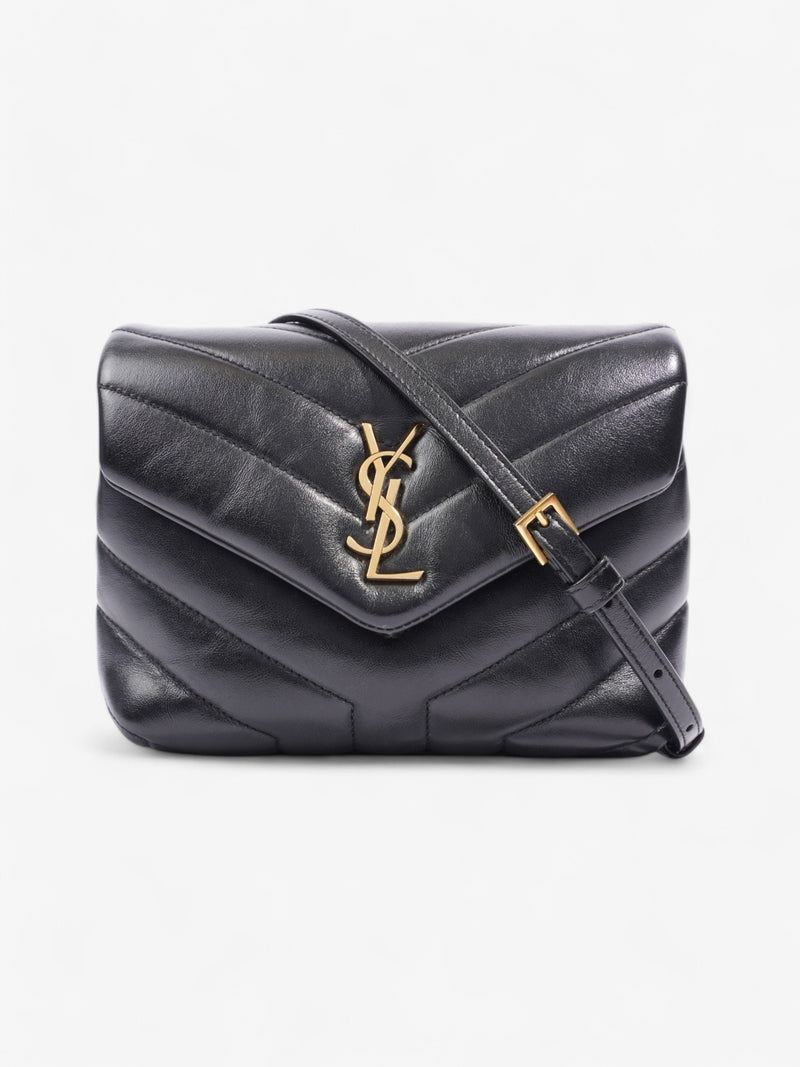  Saint Laurent Lou Lou Black Lambskin Leather Toy