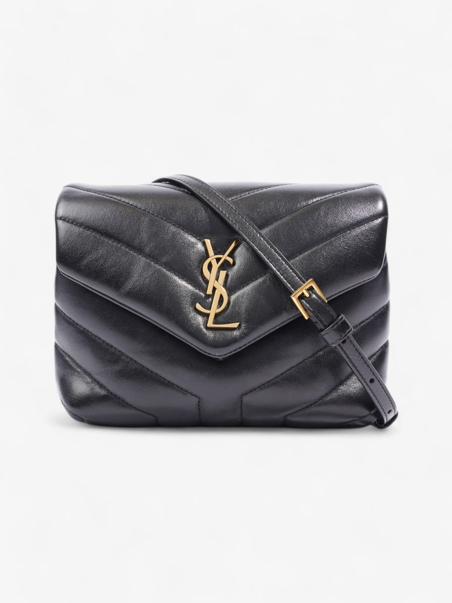 Saint Laurent Lou Lou Black Lambskin Leather Toy Image 1