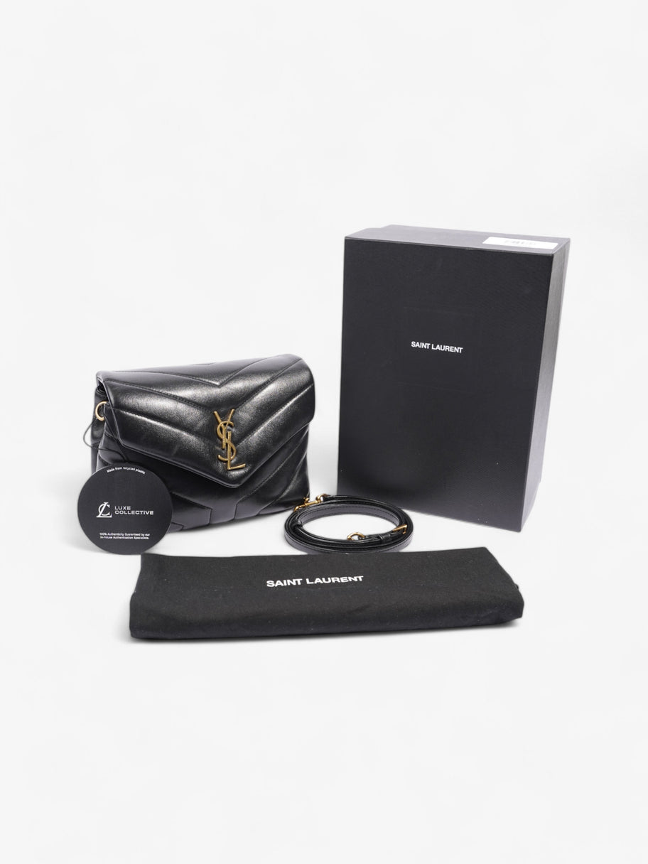 Saint Laurent Lou Lou Black Lambskin Leather Toy Image 10