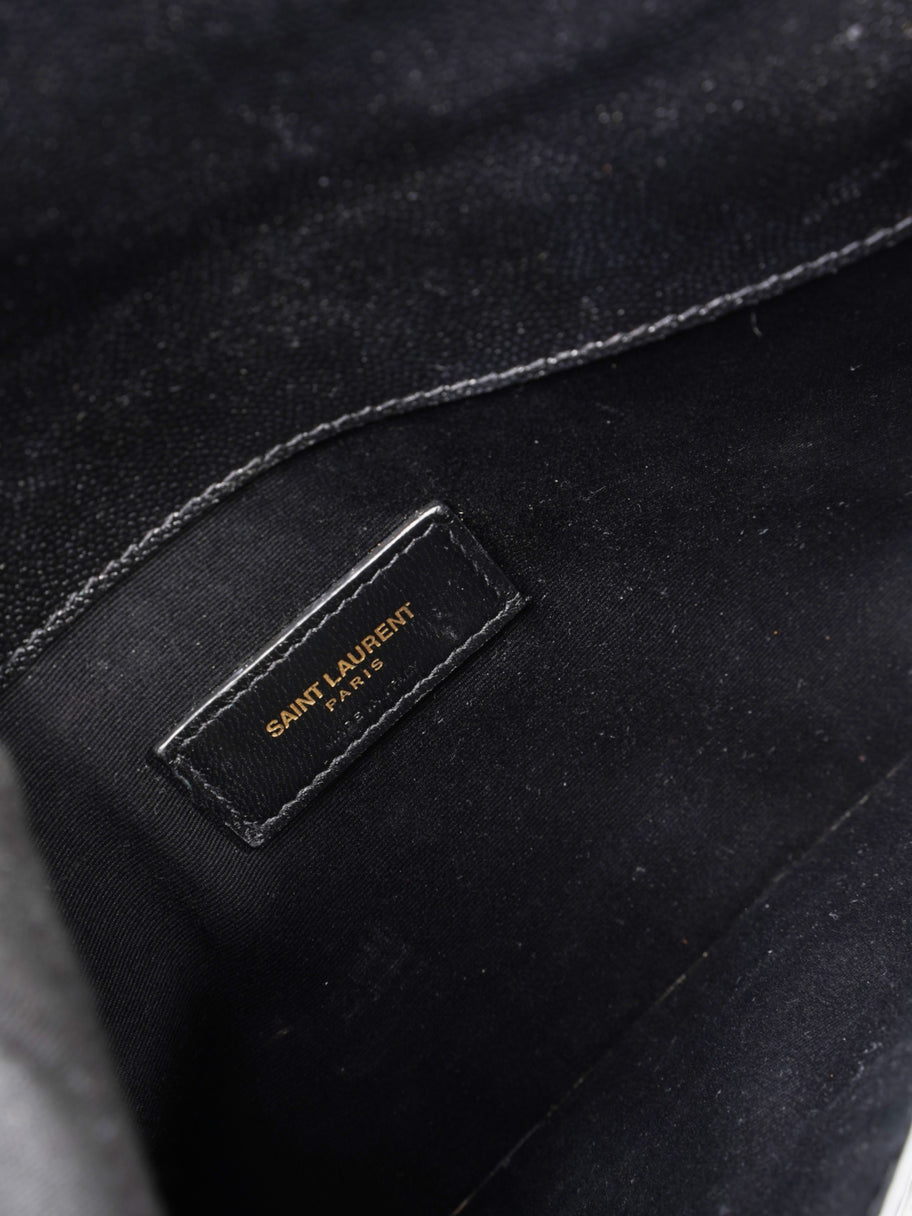 Saint Laurent Uptown Pouch Black Calfskin Leather Image 5
