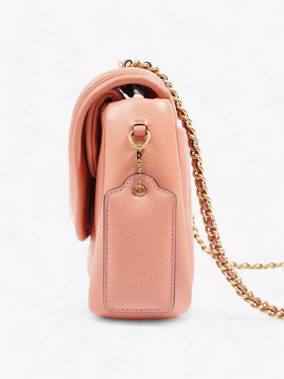 Coach Pillow Madison  Peach Leather Image 3