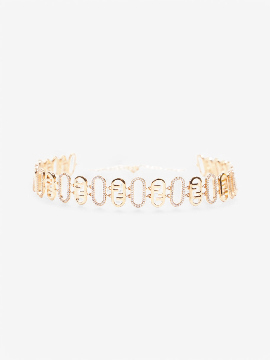 Fendi O'lock Choker Gold Base Metal Image 1