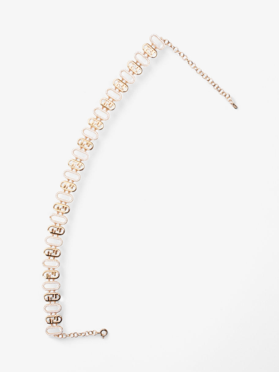 Fendi O'lock Choker Gold Base Metal Image 4