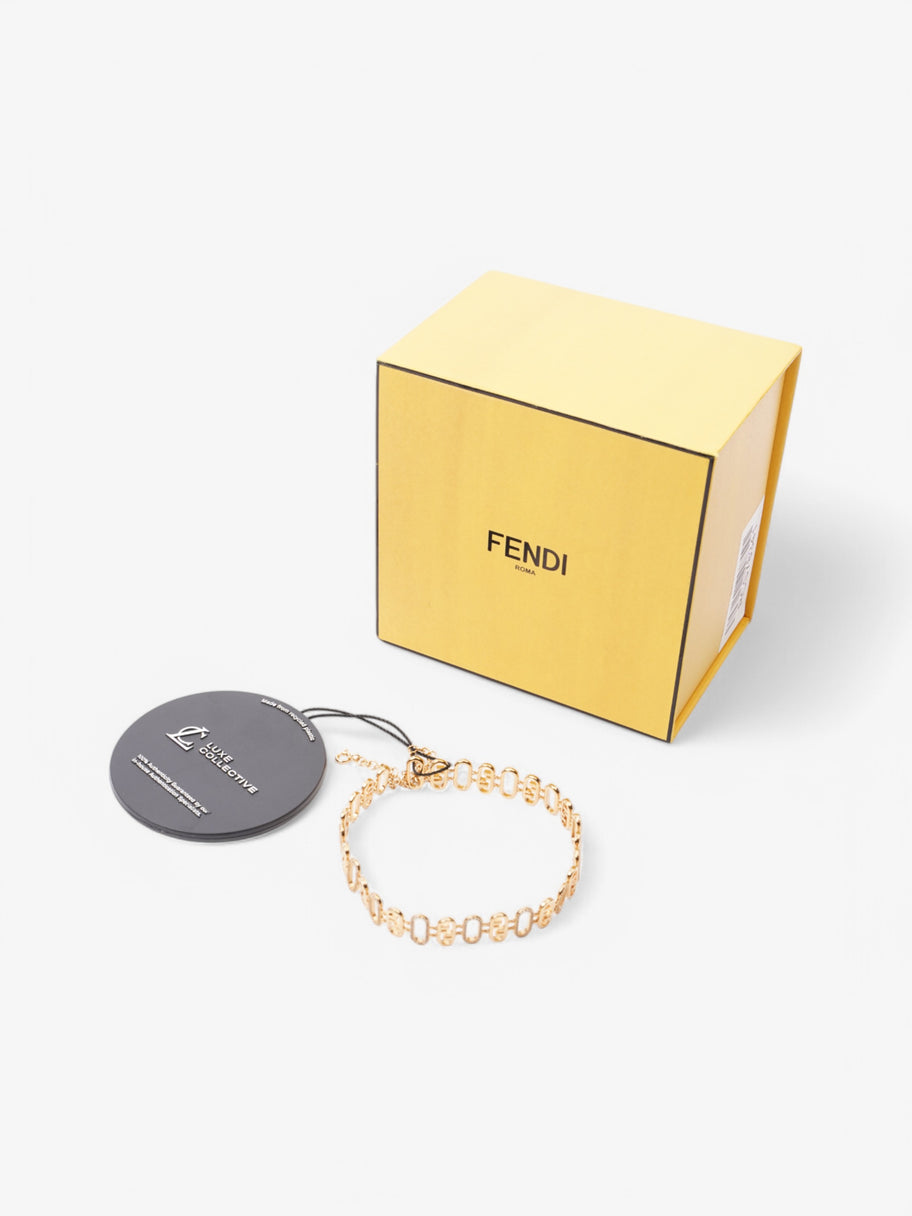 Fendi O'lock Choker Gold Base Metal Image 5