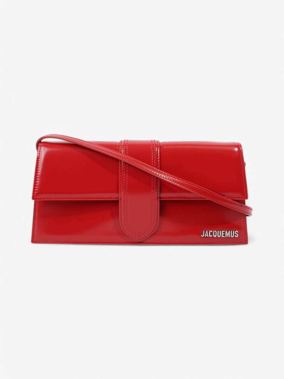 Jacquemus Le Bambino Long Red Patent Leather Image 1