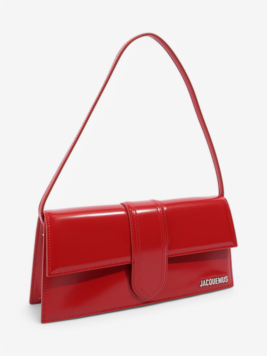 Jacquemus Le Bambino Long Red Patent Leather Image 8
