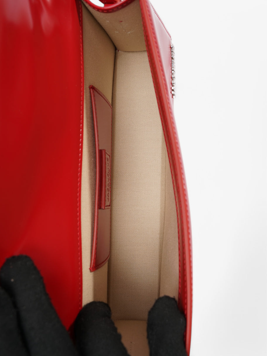 Jacquemus Le Bambino Long Red Patent Leather Image 9